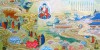 佛說阿彌陀經圖解：七寶池，八功德水